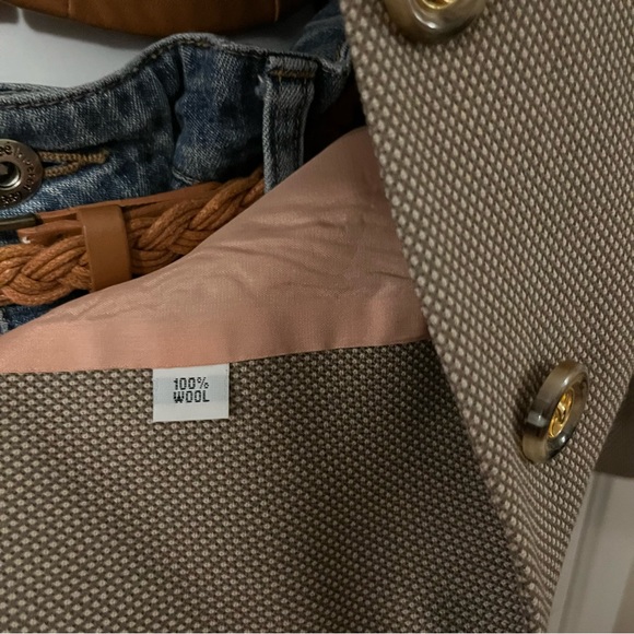 Vintage Gallant Wool Loose Button Blazer Jacket Sz 8 - Picture 3 of 5